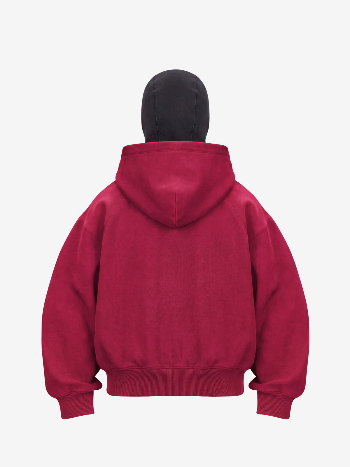 BALACLAVA HOODIE UNISEX CZERWONY