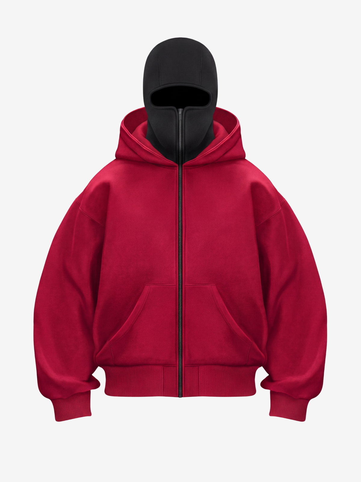 BALACLAVA HOODIE UNISEX CZERWONY